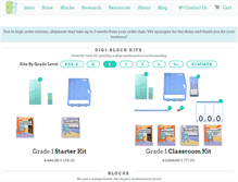 Tablet Screenshot of digiblock.com